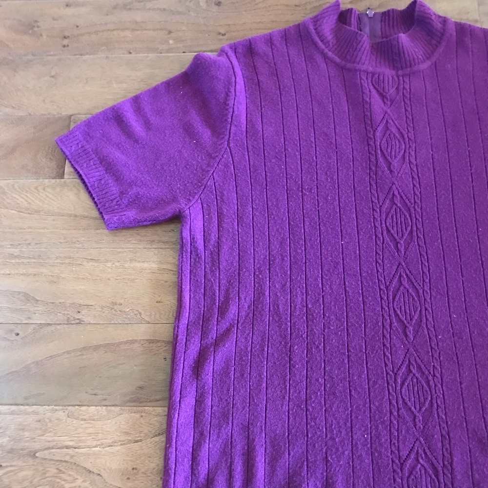 Purple Mock Turtle Top